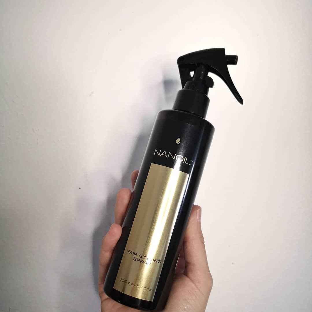 hair styling spray nanoil